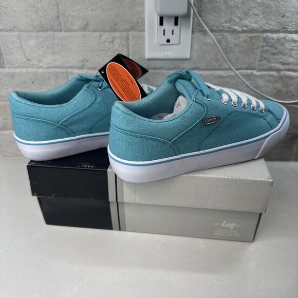 Lugz Ally Wally-C 4025 Turquoise/White Size 8M Eur39 NIB - Picture 4 of 5